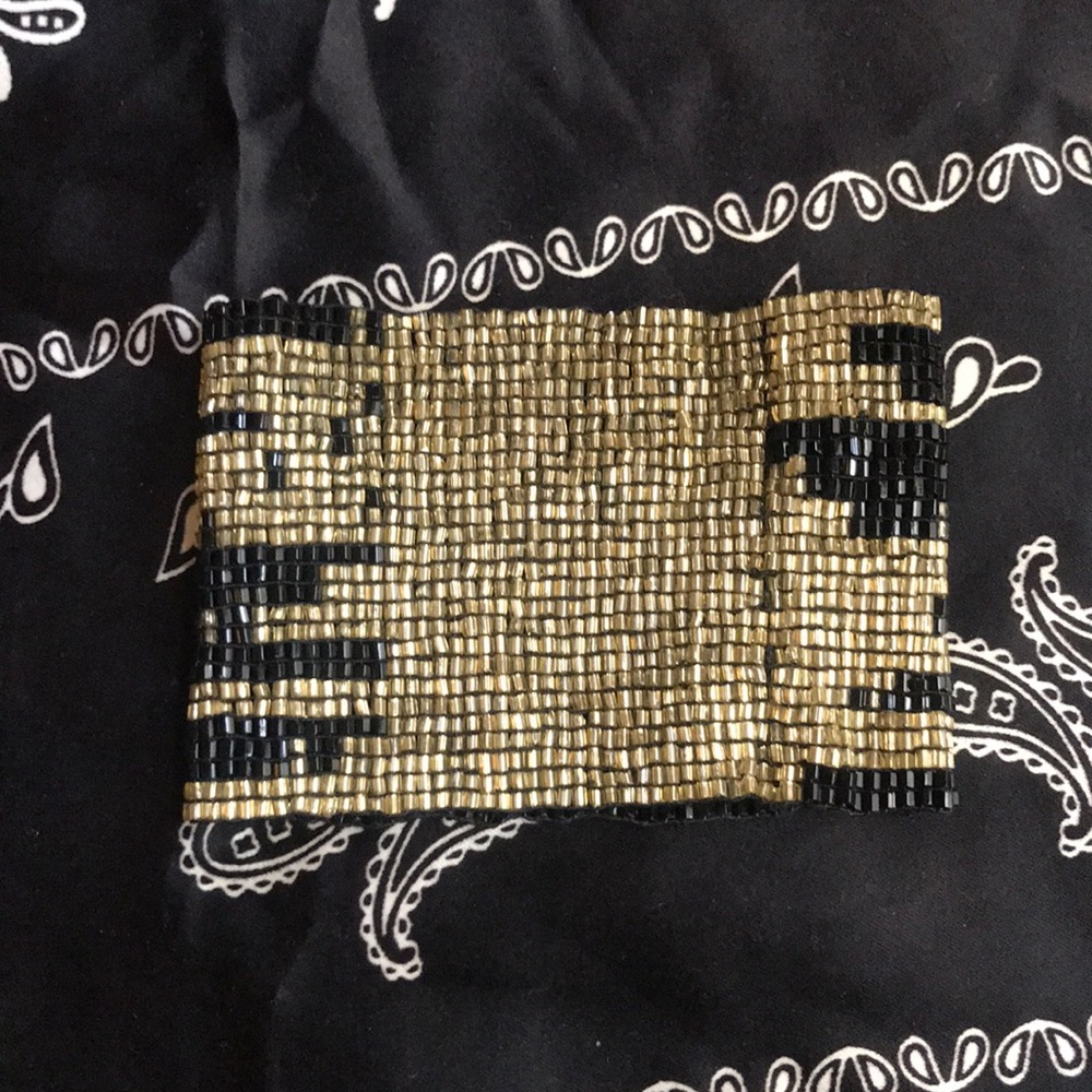 Beaded cuff
